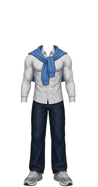 Button Up With Sweater