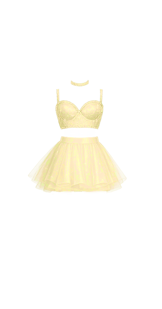 Yellow Ballerina Sparkles