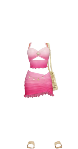 Pink Sunset & Halter Set