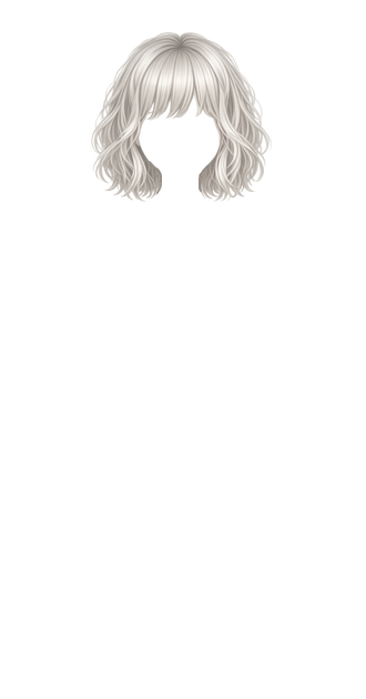 Platinum grayish short waves