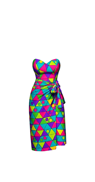 geometric dress