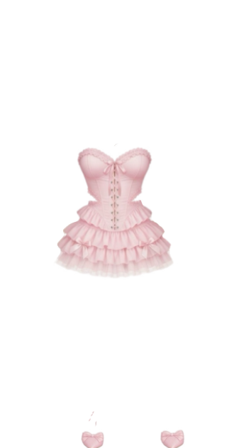 Pink Babydoll Set