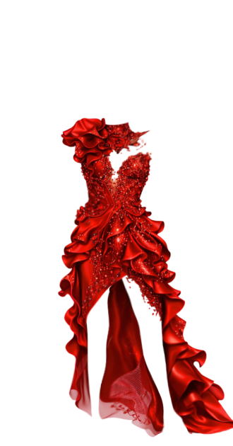 Zinthia Grande Red Gown