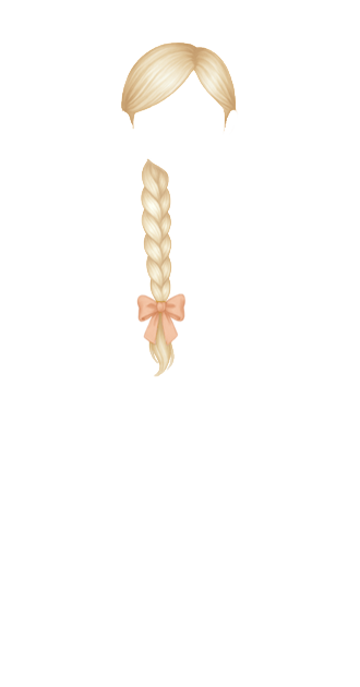 Platinum Braid w Bow