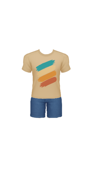 Artsy Tee & Jorts
