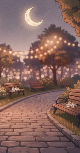 Nighttime Stroll Background