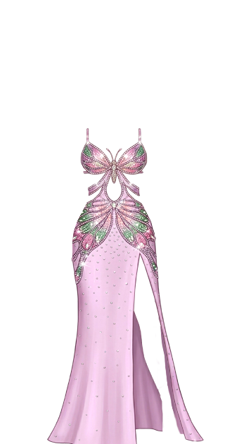 Bold Strap Butterfly Dress