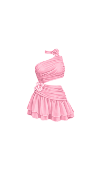 Ruffled Blossom Dress