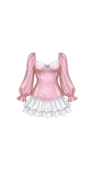 Soft Doll Dress (Pink)