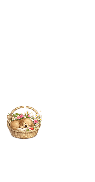 Easter Basket Puppy (M)