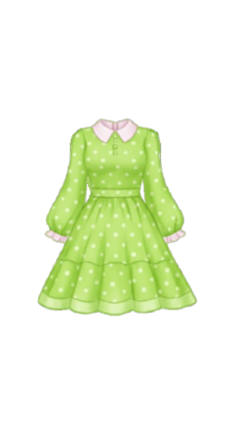 Green Dollhouse Dress