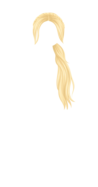 Blonde Side Pony