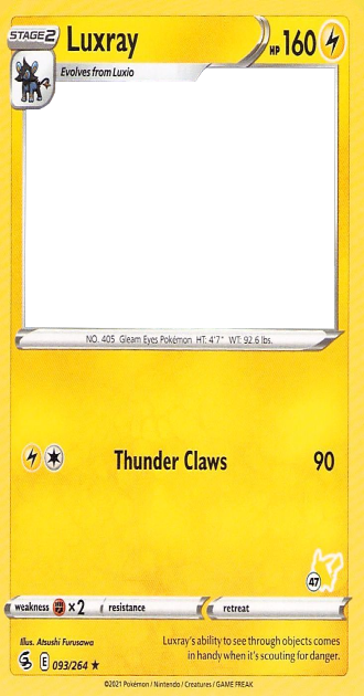 Luxray Card FG