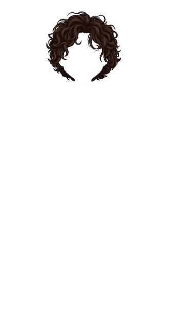 Messy Brunette Curls