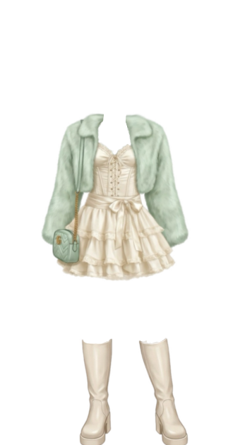 Mint Green Beige Set idek with names anymore