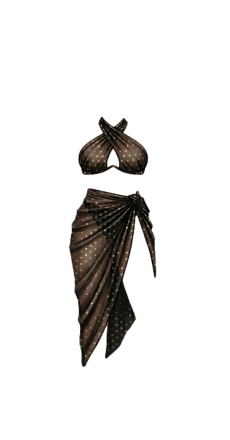 Polka Dot Sarong Set