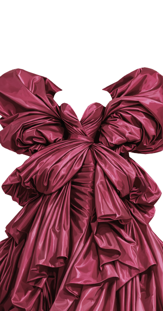01 Gown in Vino Rosso