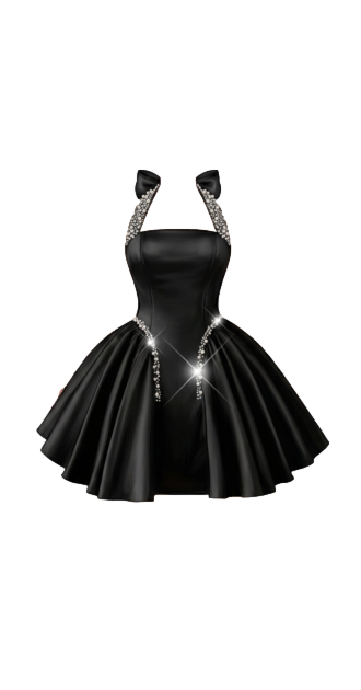 BlackShinyDress