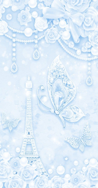 Baby Blue Butterfly BG