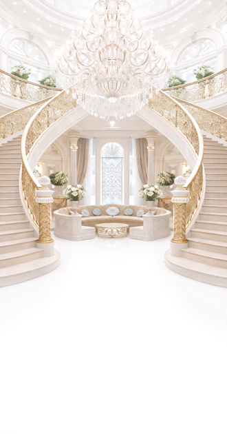 White Grand Staircase (Nena Approved)