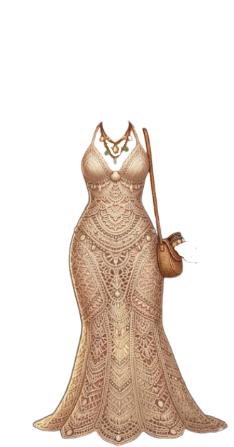 Crochet Vestidao de vo