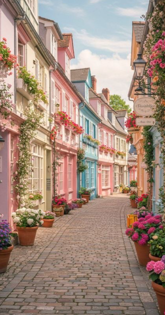 Pastel Street Background