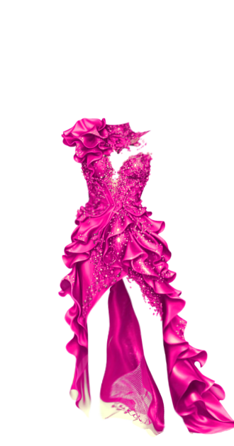 Zinthia Grande Pink Gown