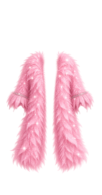 Luna Pink Fur Coat