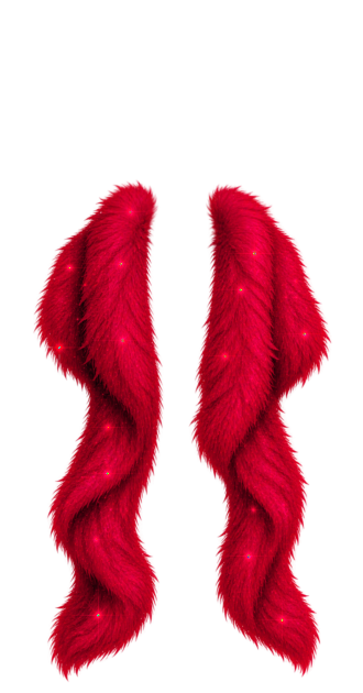 Alison Red Fur Coat