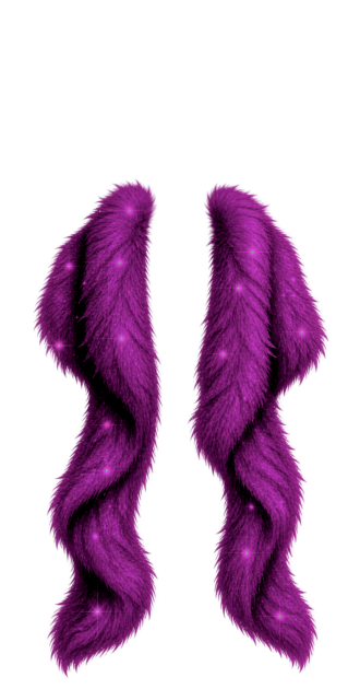 Alison Purple Fur Coat