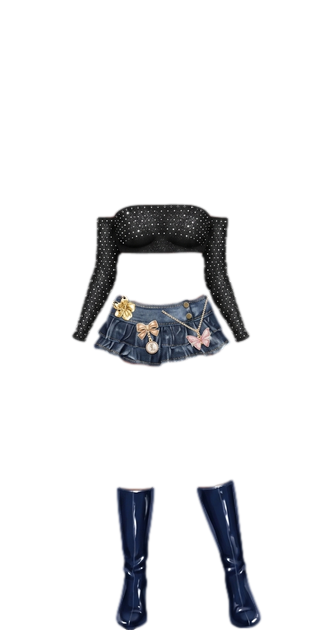 Starry Night Denim Look