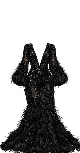 Feathered Morticia