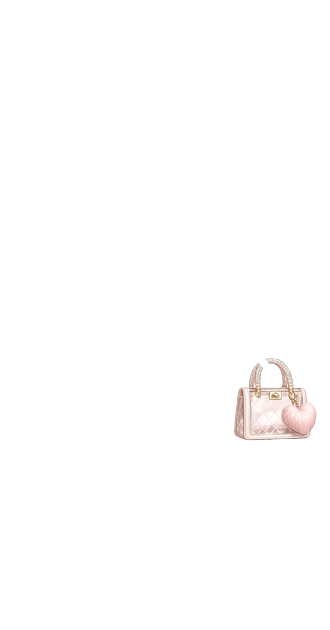 Blush Heart Keychain Purse