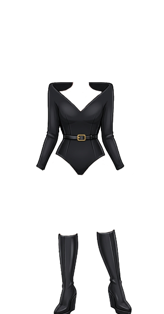Mugler Bodysuit without Gloves