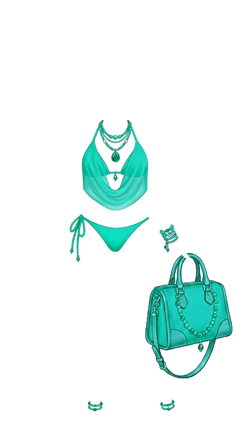 Teal Drape