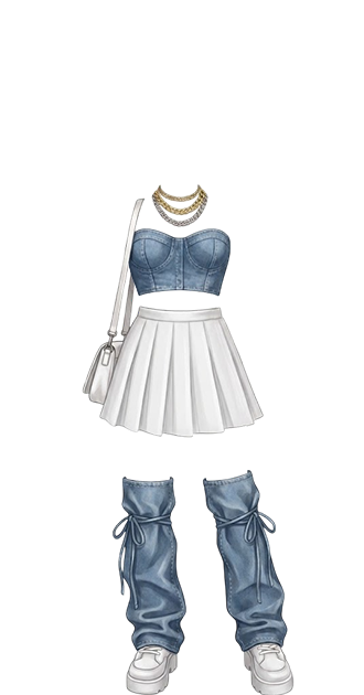 Denim Ballerina