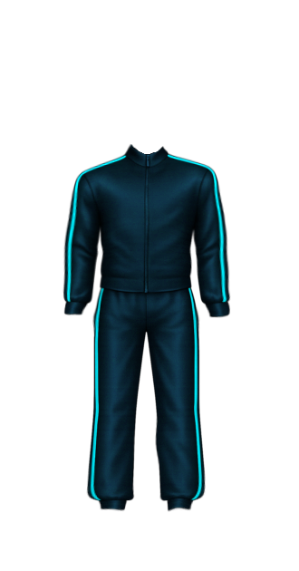 Justin Blue Athletic Set