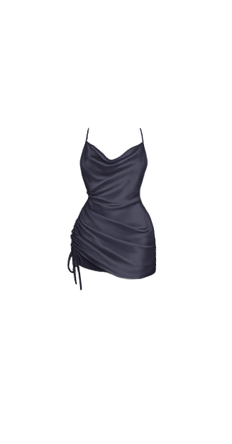 Black Satin Slip
