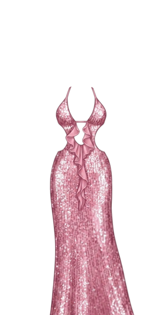Pink Sparkle Midnight Dress