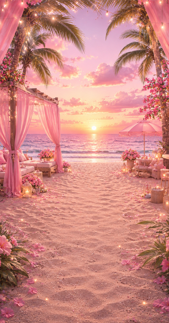 Pink Beach Cabana