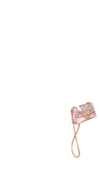 Pink Rhinestones Clutch by Nena (ANTI SKIN)
