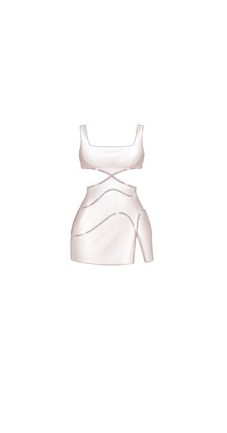 Shimmer Lines Dress
