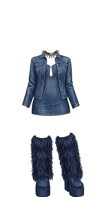 Spiked Denim
