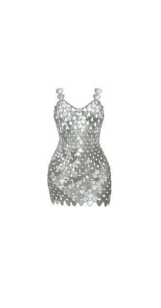 Metallic Sequin Dress