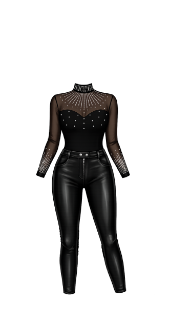Mesh Stitching Rhinestone