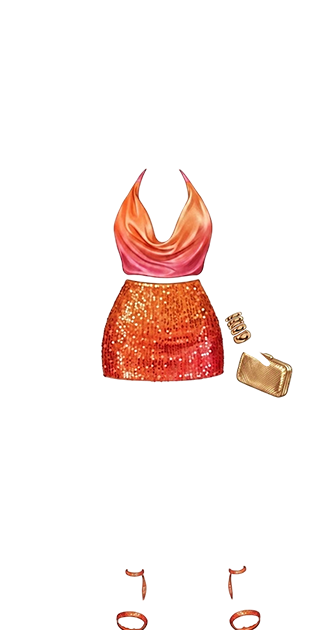 Coral Glam