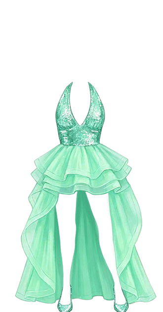Glittering Aqua