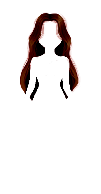 Cherry Frizzy Middle Part