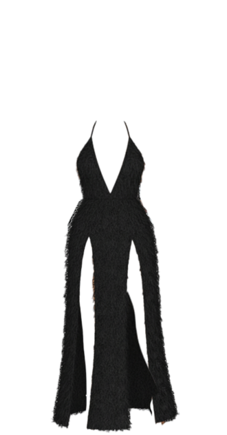 Floral Print Cutout Maxi Dress