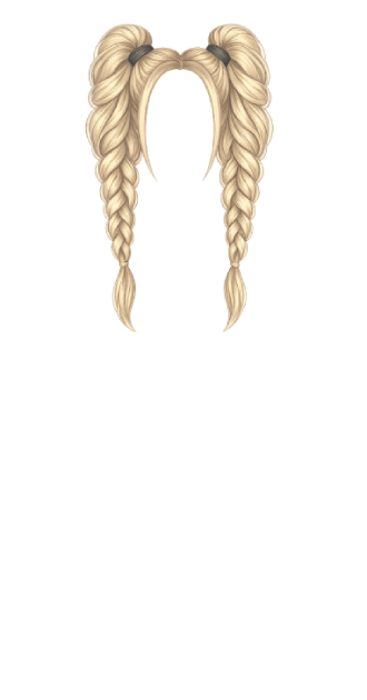 Blonde Bubble Braids